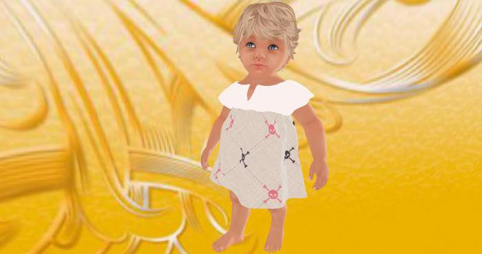 skulls dress totsipop infant
