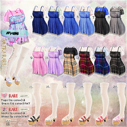 #8"mignon." -summer mirage dress. #MINI [Maitreya exp] gray
