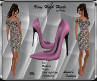 VERY HIGH HEELS PINK UNPACK
