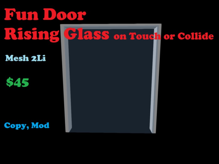 Fun Door Rising Glass Door 