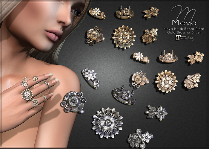 Meva Heidi Bento Rings Demo Box [Wear Me]