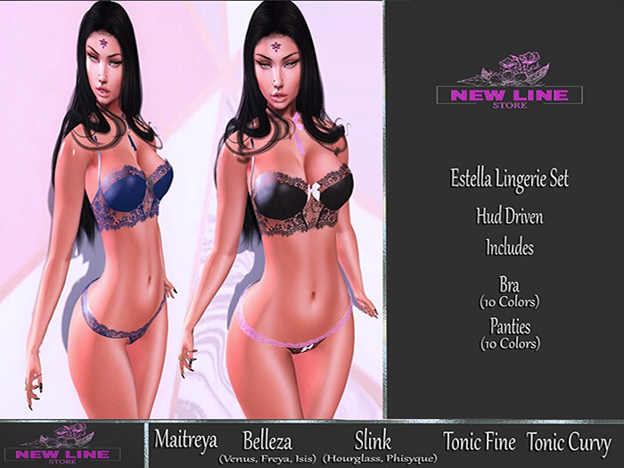 .:: New Line Store:: Estela Lingerie Set