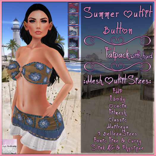 Summer Outfit With Hud Button