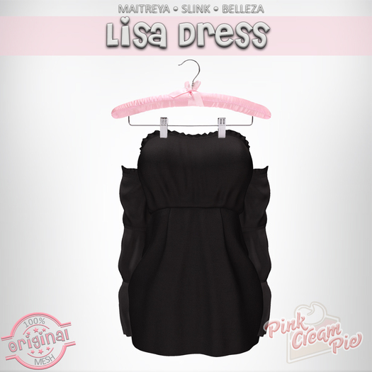 !PCP :: Lisa Dress [Black]