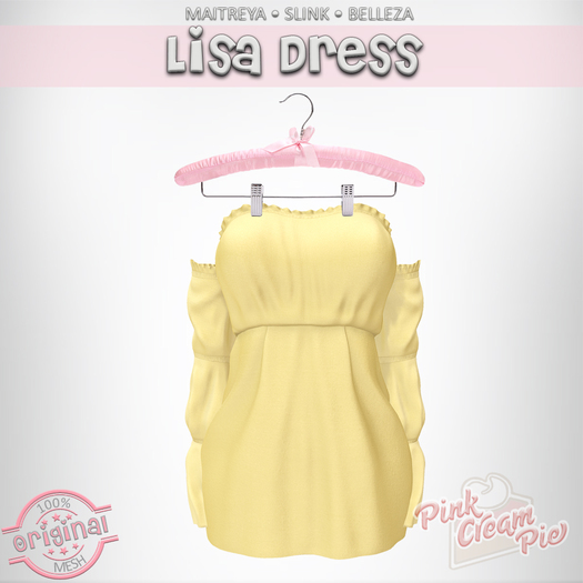 !PCP :: Lisa Dress [Lemon]