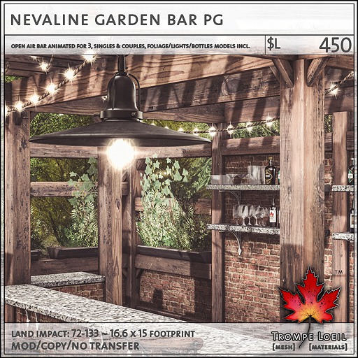 Trompe Loeil - Nevaline Garden Bar PG [mesh]