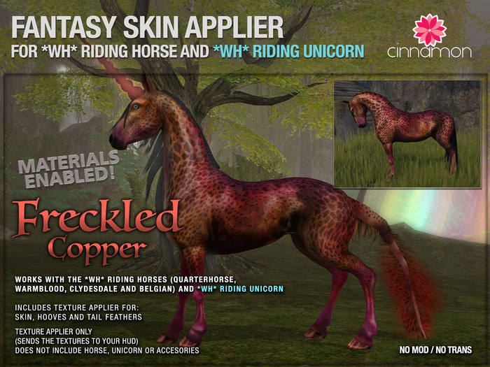 *CINNAMON* Skin applier - FRECKLED_copper- BOX