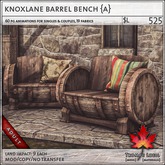Trompe Loeil - Knoxlane Barrel Bench {A} [mesh]
