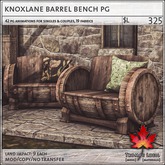 Trompe Loeil - Knoxlane Barrel Bench PG [mesh]