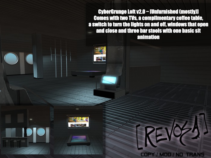 REVOSA CyberGrunge Loft v2.0 [Unfurnished]
