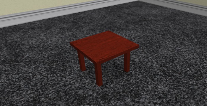 Full Perm Low  Mesh Table byGabe (no animations)  