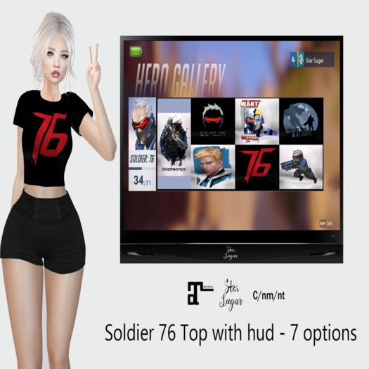 *SS* Soldier 76 OW Top