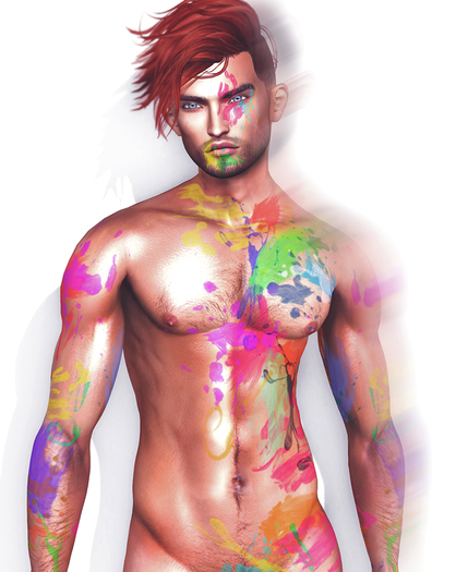 THIS IS WRONG Warpaint tattoo - male pack