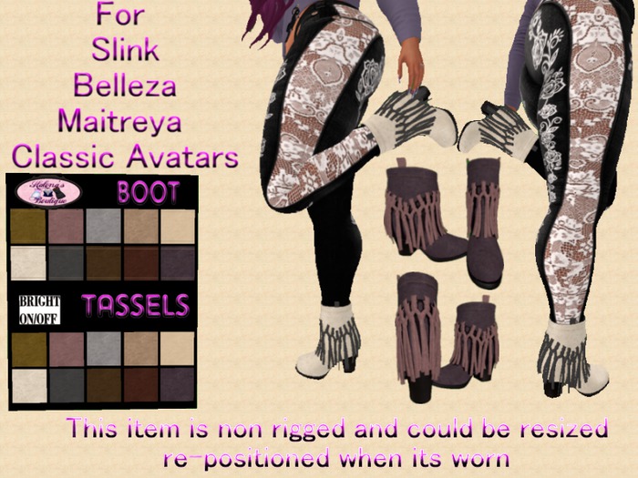(O)(O) Boots W Tassels