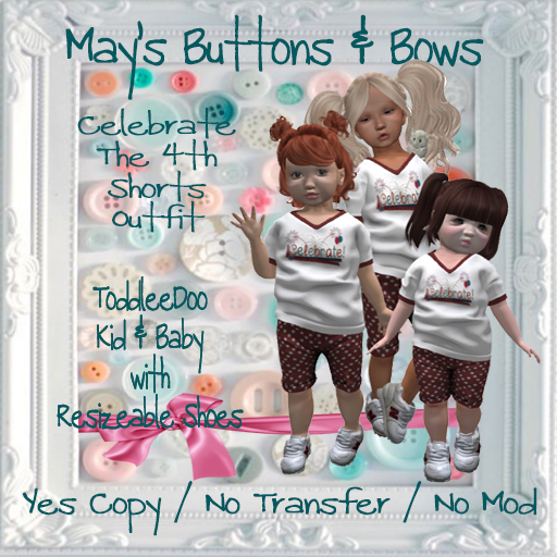 MBB * Celebrate the 4th Shorts Outfit (TD&Bebe)
