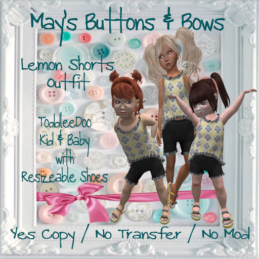 MBB * Lemon Shorts Outfit (TD&Bebe)