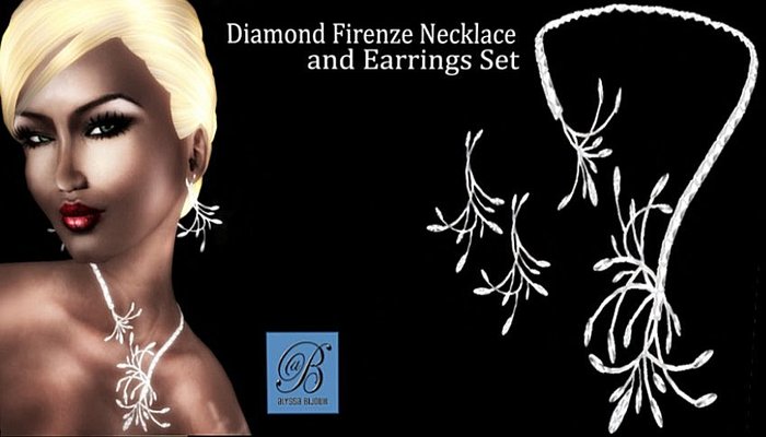 Alyssa Bijoux - Diamond Firenze Necklace & Earring Set