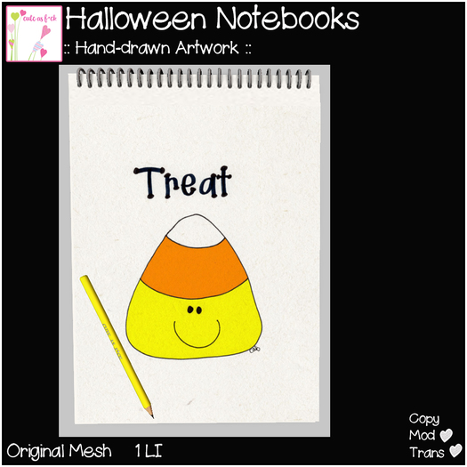 ::cute as f*ck:: Halloween Notebook - Candy