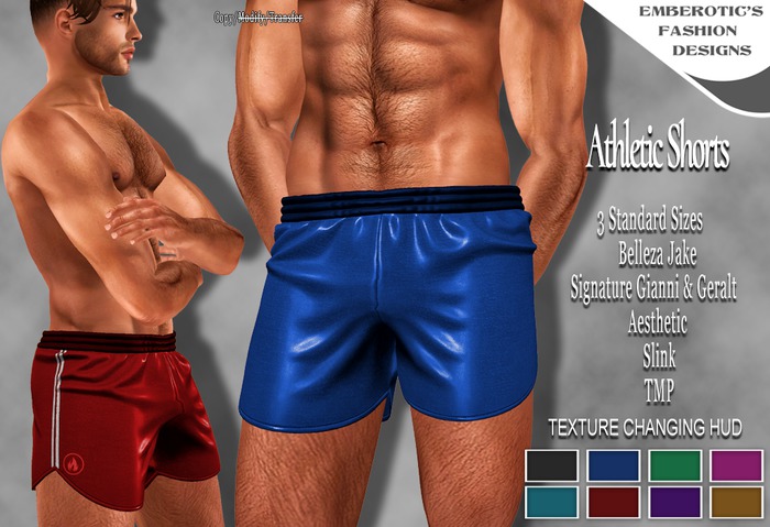 EFDM_71 Athletic Shorts & Texture Hud