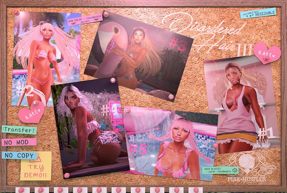 *PH* Disordered Hair III // #5 - blotches (BOX)