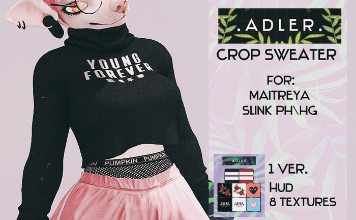 A D L E R - Crop Sweater [ V.1 ]