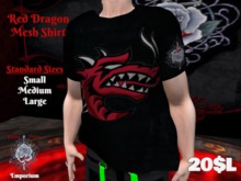 Red Dragon Mesh Shirt