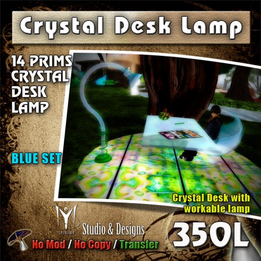 Crystal Desk Lamp - Xstreet Boxed