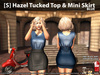 s hazel tucked top mini skirt blue pic