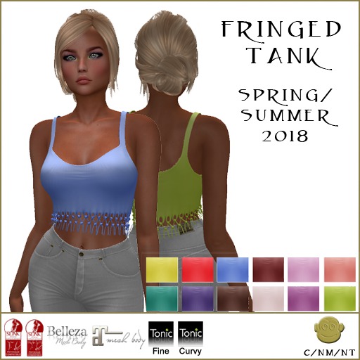 BM Fringed Tank SS18