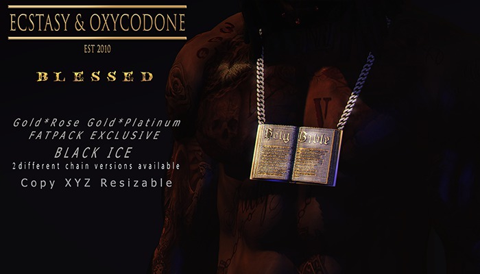 ROSE GOLD SNAKE ROPE "BLESSED" 