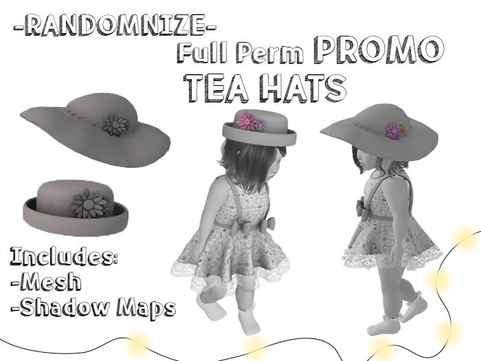 -R- Tea Hats (Full Perm)