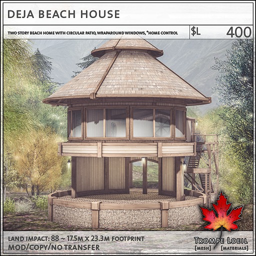Trompe Loeil - Deja Beach Cottage [mesh]