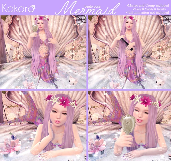 Kokoro Poses - Mermaid *Rezz&Open*