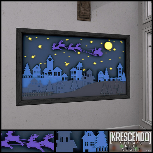 [Kres] Santa's Ride Frame - Natural