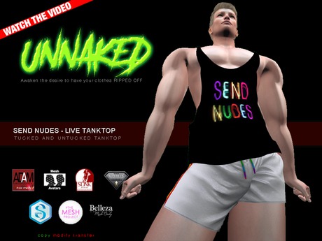 Second Life Marketplace - UNNAKED / TANKTOP / ALL SIZES / SEND NUDES [LIVE]