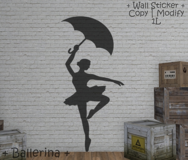 || When I'm Bored || Decor || Wall Sticker || Ballerina 