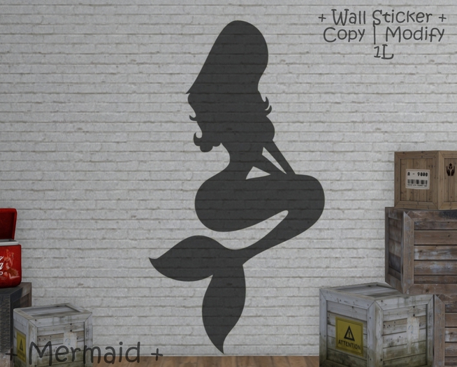 || When I'm Bored || Decor || Wall Sticker ||  Mermaid