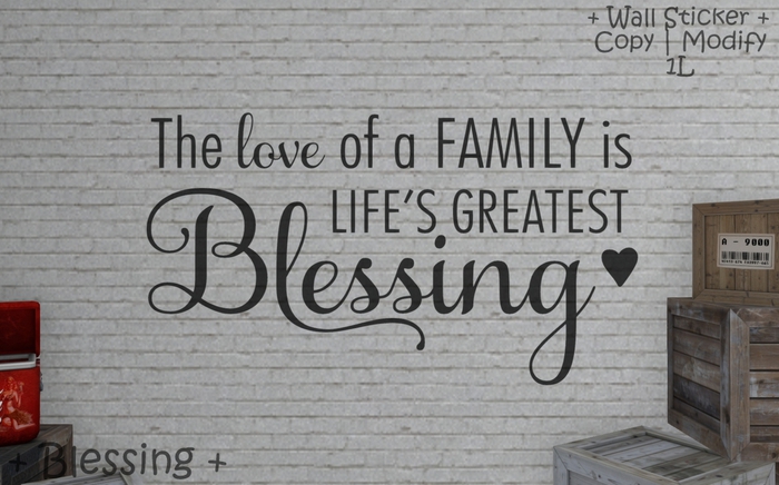 WIB - Wall Sticker - Blessing