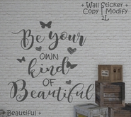 WIB - Wall Sticker - Beautiful