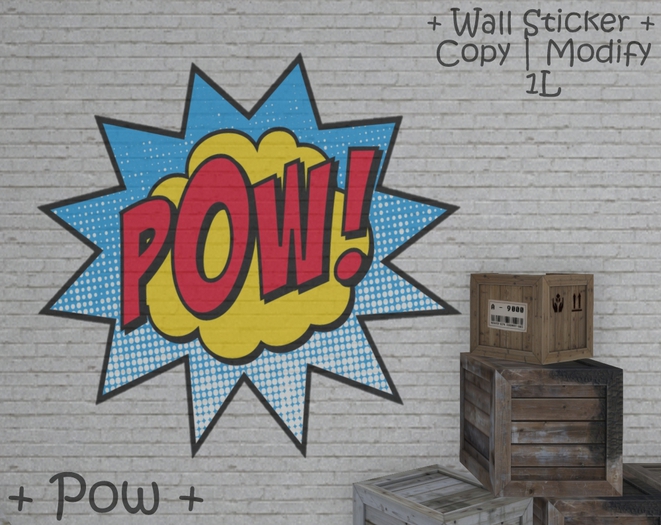 WIB - Wall Sticker - Pow