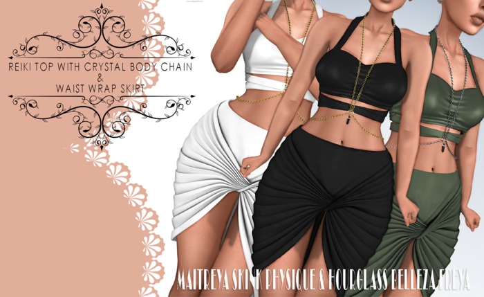 iS Reiki Top with Crystal Body Chain DEMO