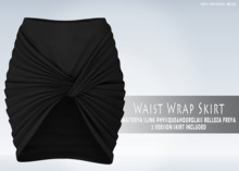 iS Waist Wrap Skirt BLACK