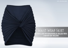 iS Waist Wrap Skirt NAVY
