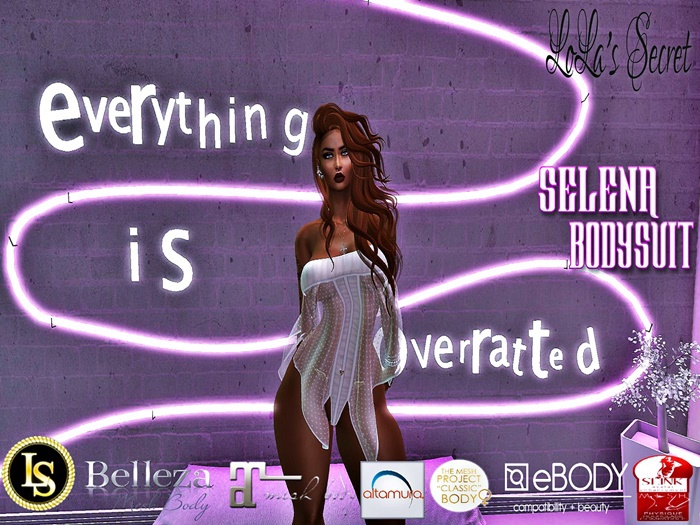 .~LS~SELENA BODYSUIT- [WHITE]