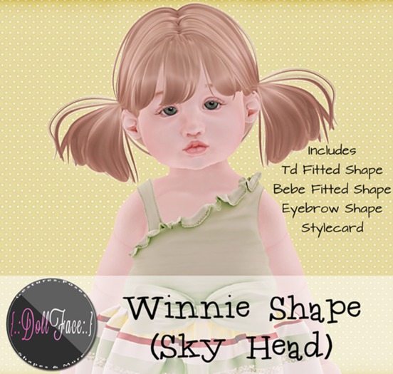 {.: DollFace :.} - Winnie Shape (Sky Head)