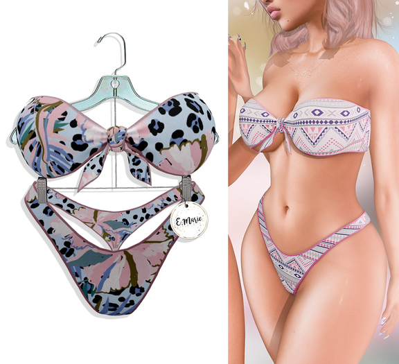 e.marie // Bandeau Bikini - Tropiflora