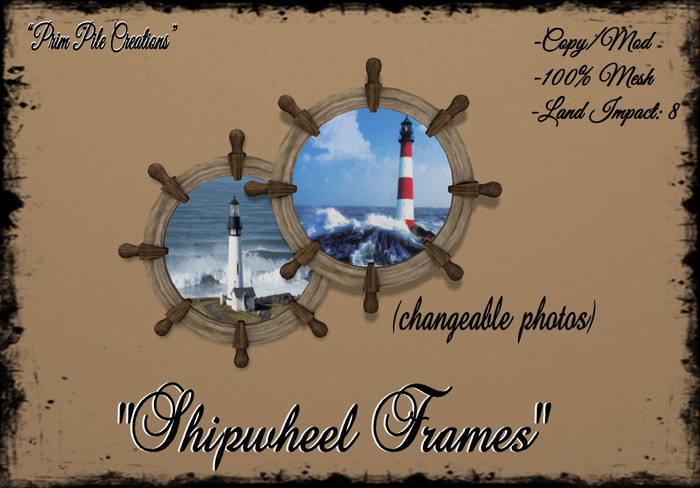 ~PPC~ Shipwheel Frames 