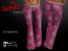 *CF*Bell Bottoms - MAITREYA Disco Daisy Pink