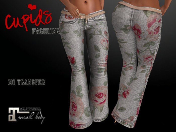 *CF*Bell Bottoms - MAITREYA Sweet Roses