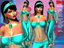 **JASMINE INSPIRATION V2 ENCHANTED WORLD STYLE COMPLET OUTFIT**